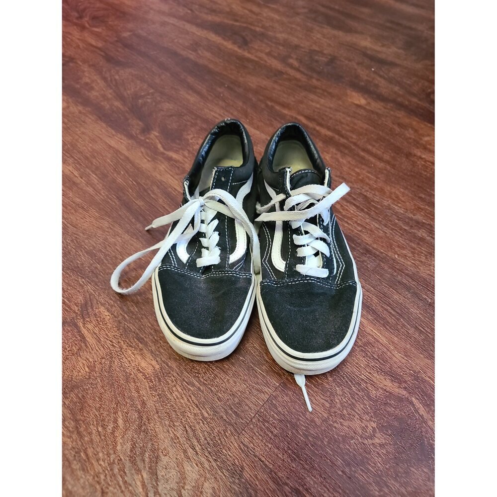 FINAL MARKDOWN Boys VANS shoes black size 3‎ 1/2
